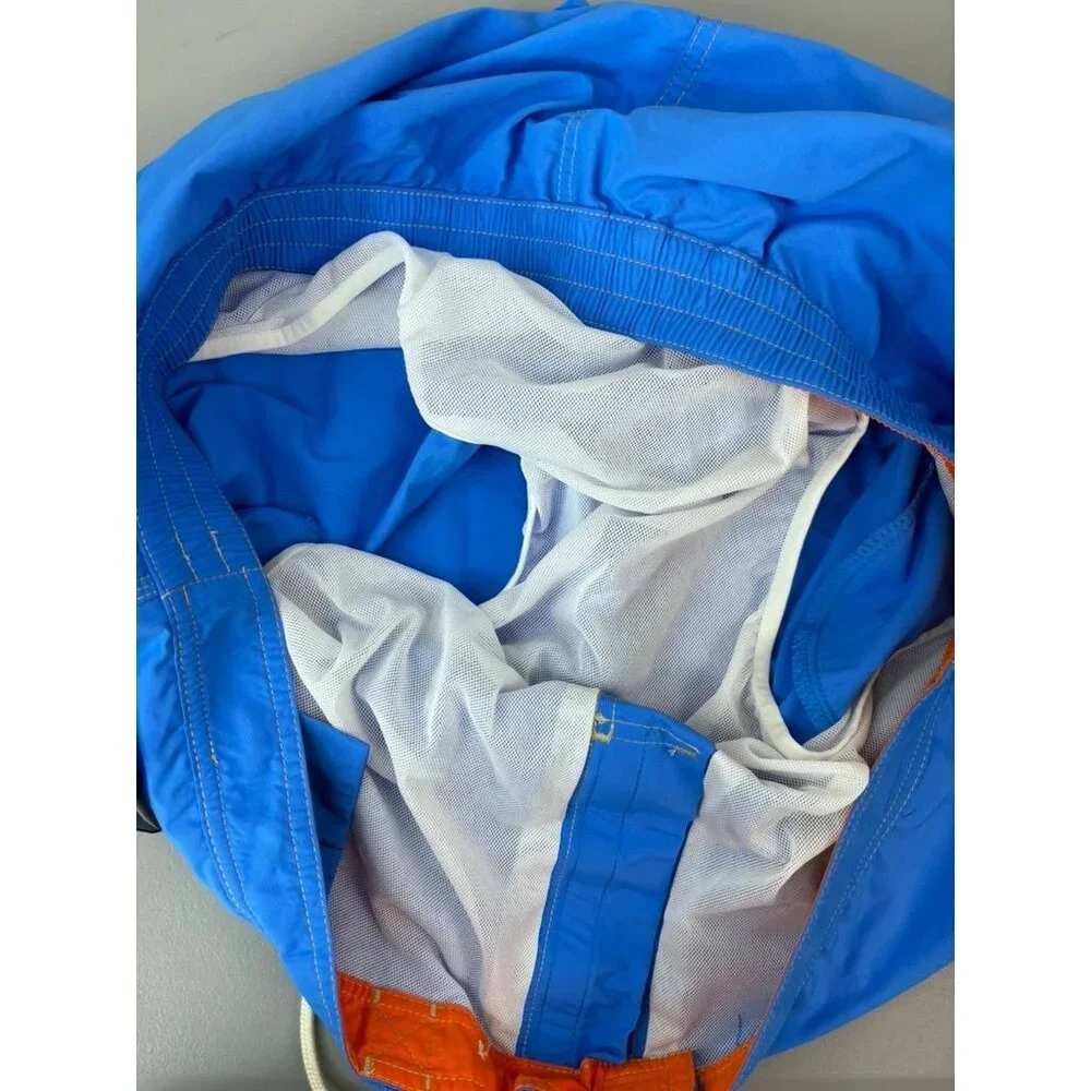 Polo Ralph Lauren men's 2XB classic jewel blue orange mesh lined swim trunks NWT